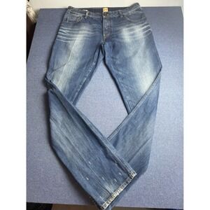 Hugo Boss Orange Orange24 Monitor Regular Fit Blue Denim Jeans Mens 38x36